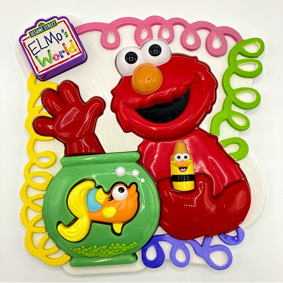 Mattel Toys Vtg 20 Mattel Sesame Street Elmos World 3d Plastic Mattel Toys Vtg 20 Mattel Sesame Street Elmos World 3d Plastic